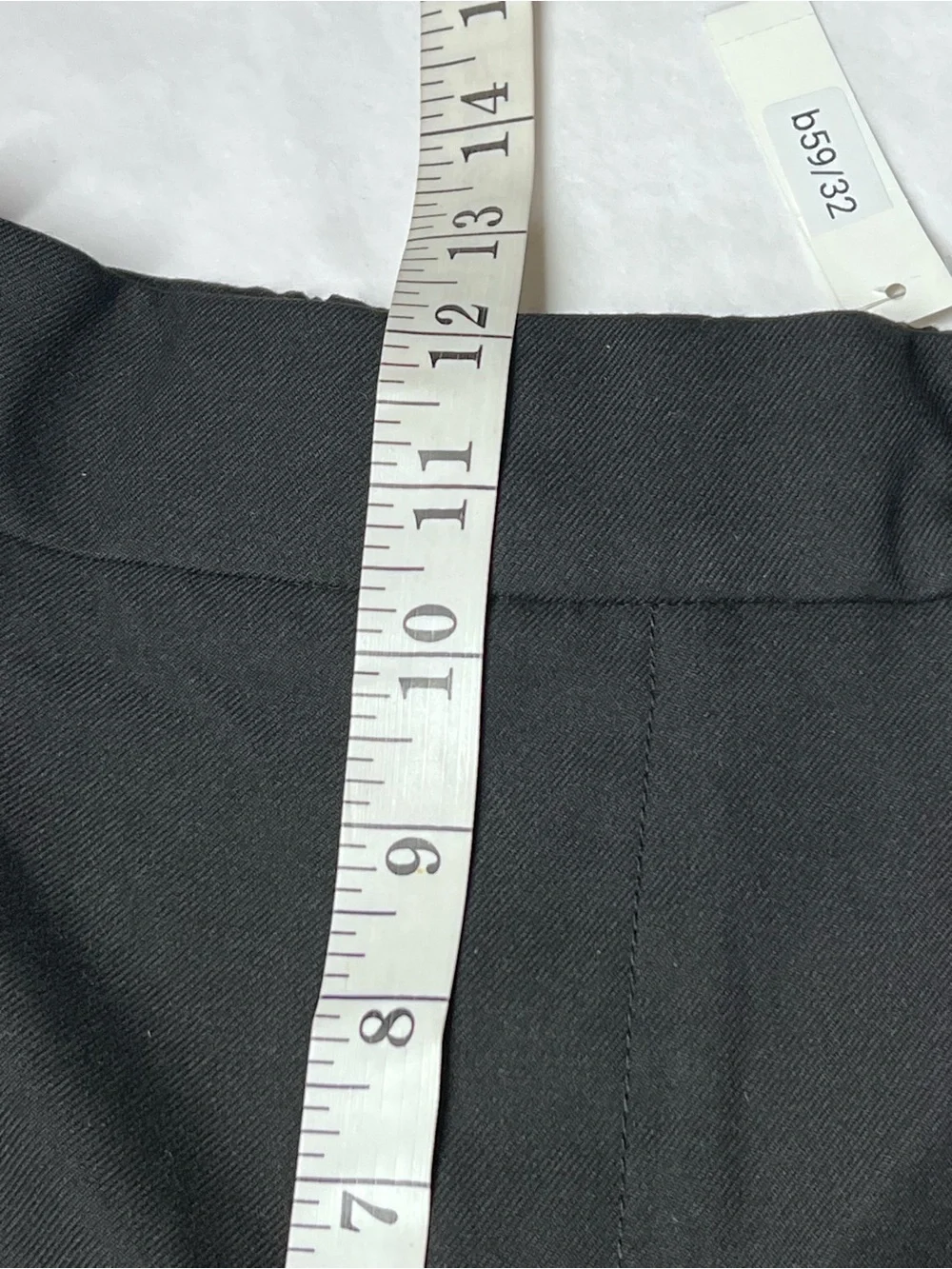 Madewell Slouchy Straight Pants in Brushed Twill Black Trousers Size 6 NWT